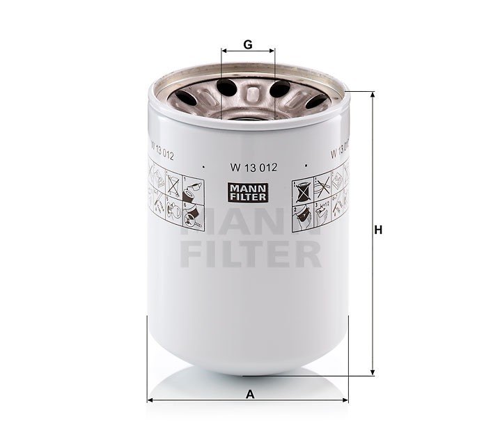W13012 301EBM369 Hydraulic Şanzıman Filter - Image 1